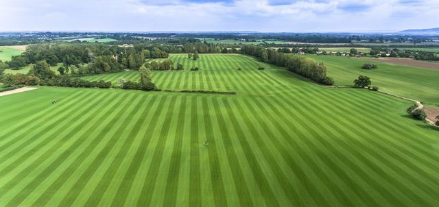 Maintenance Mowing at Teal Turf