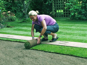 Laying the Turf